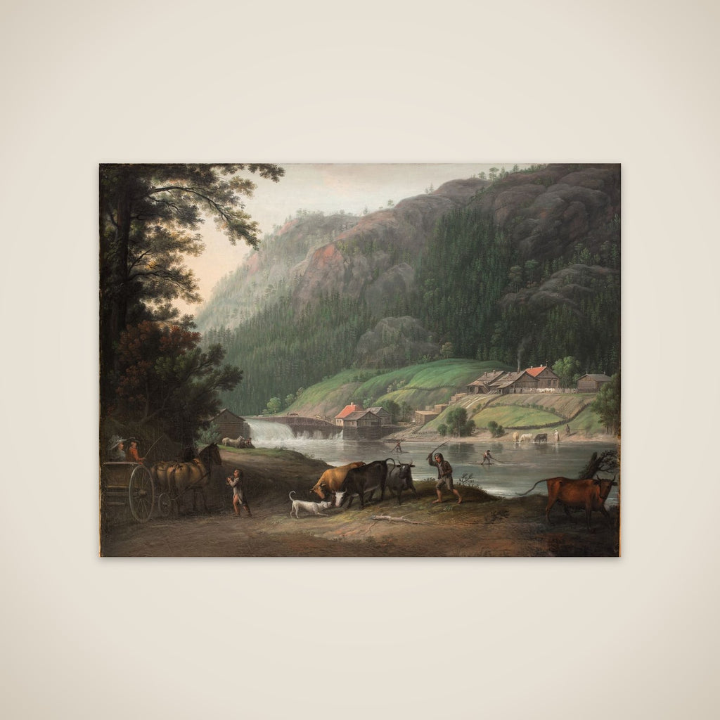 Tistedalen ved Frederikshald i Norge unframed print