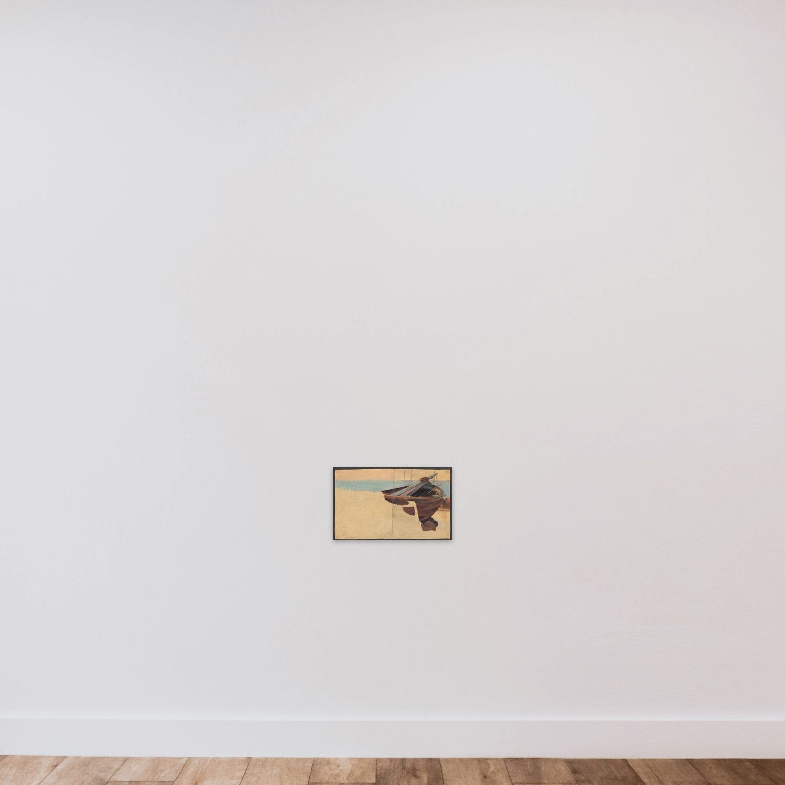 Uden titel unframed — shown to scale