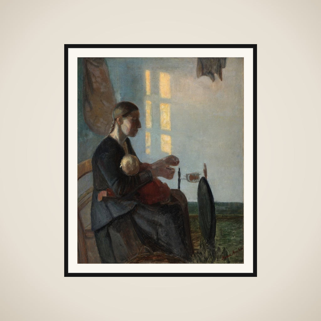 Mor og barn framed
