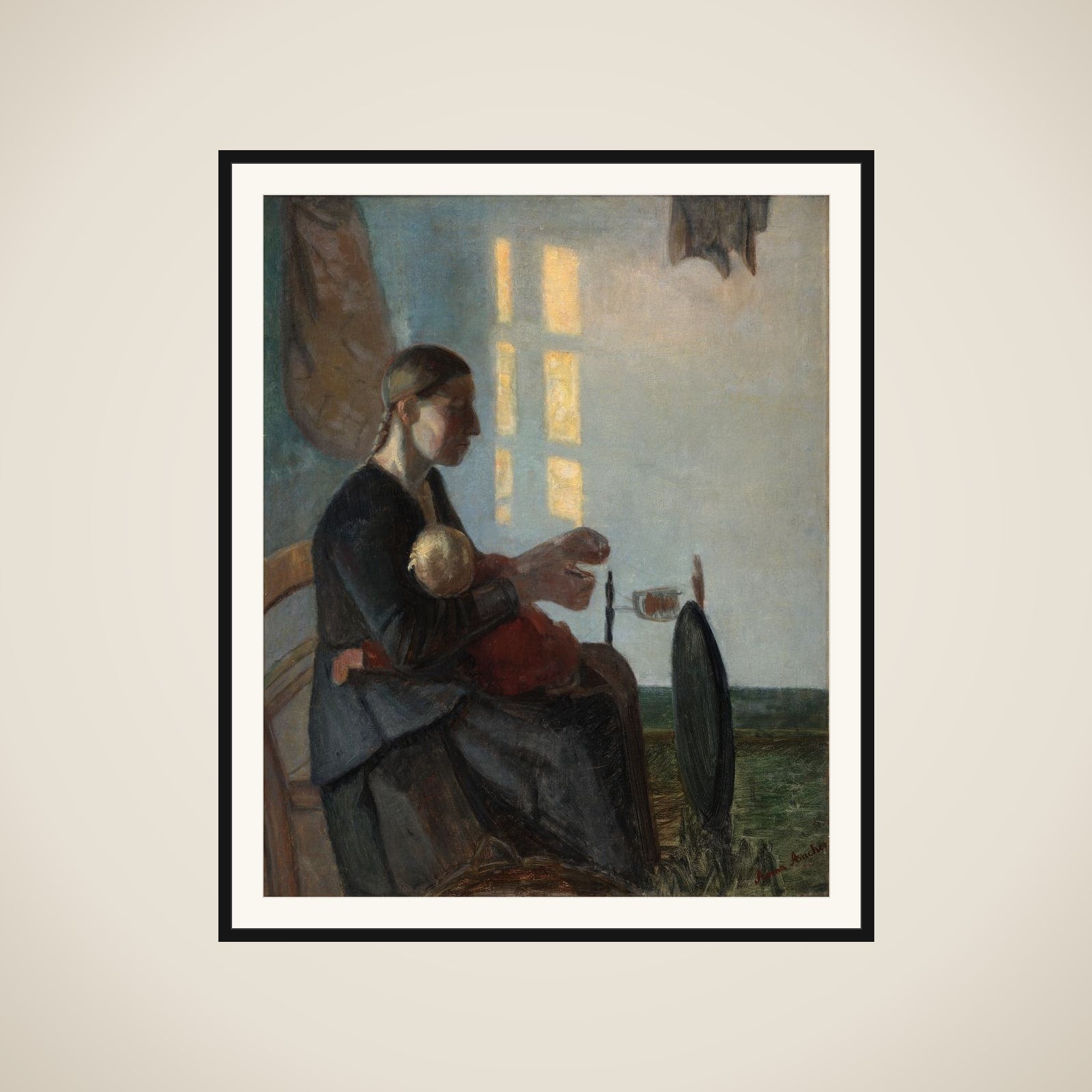 Mor og barn framed