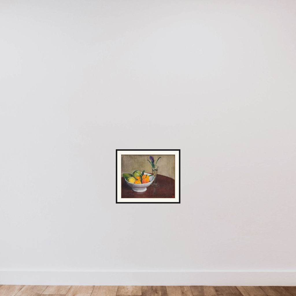 Nature morte framed — shown to scale
