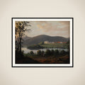 Prospekt af Bogstad i Norge framed