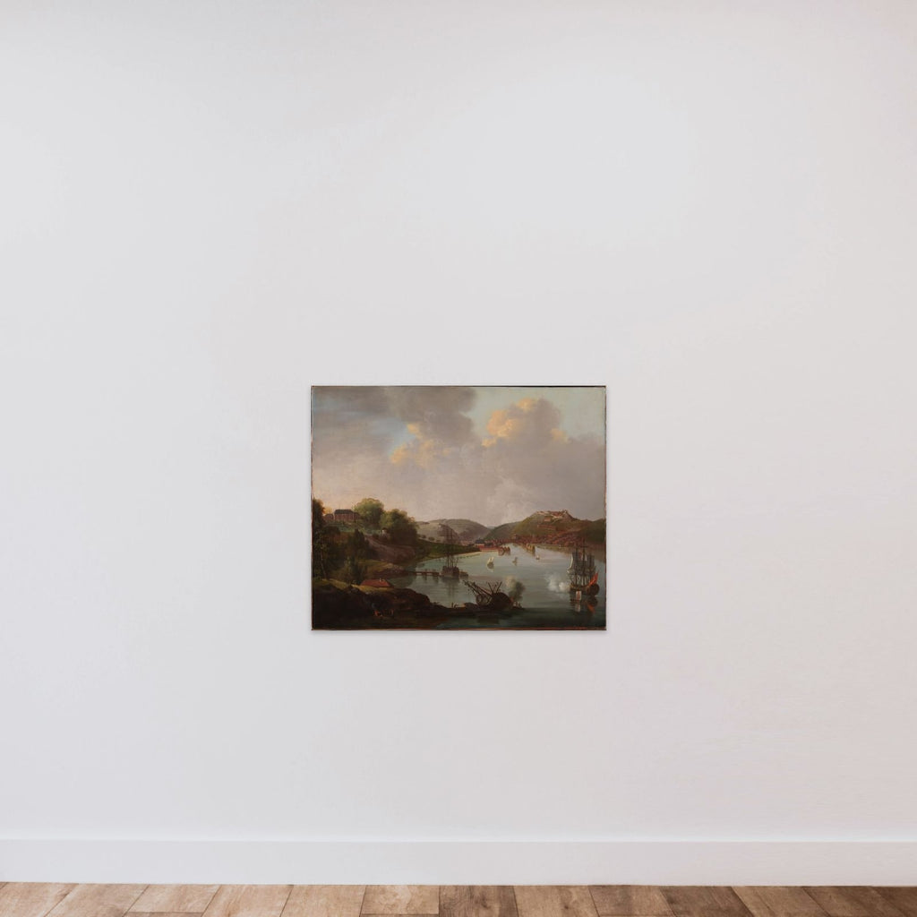 Udsigt over Frederikshald i Norge unframed — shown to scale