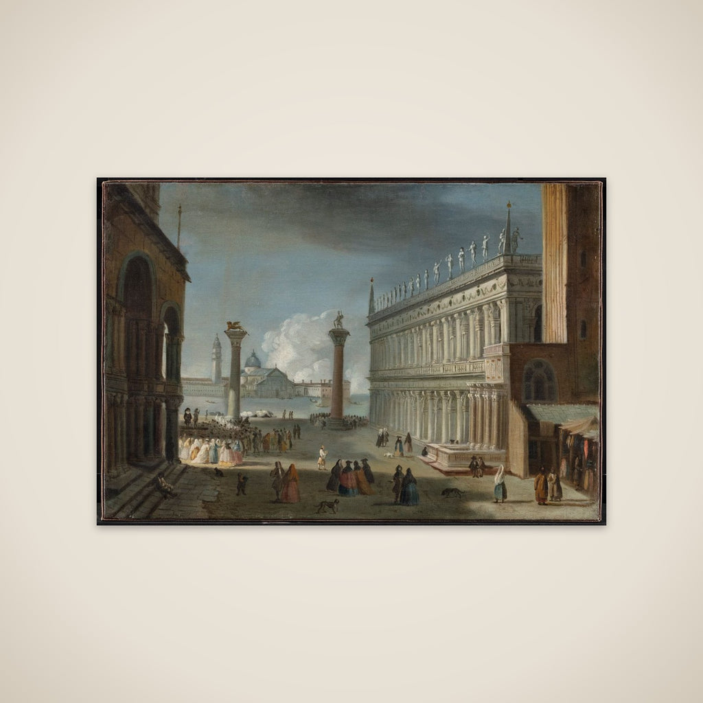 Piazettaen i Venezia unframed print