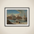 La Dogana i Venezia framed