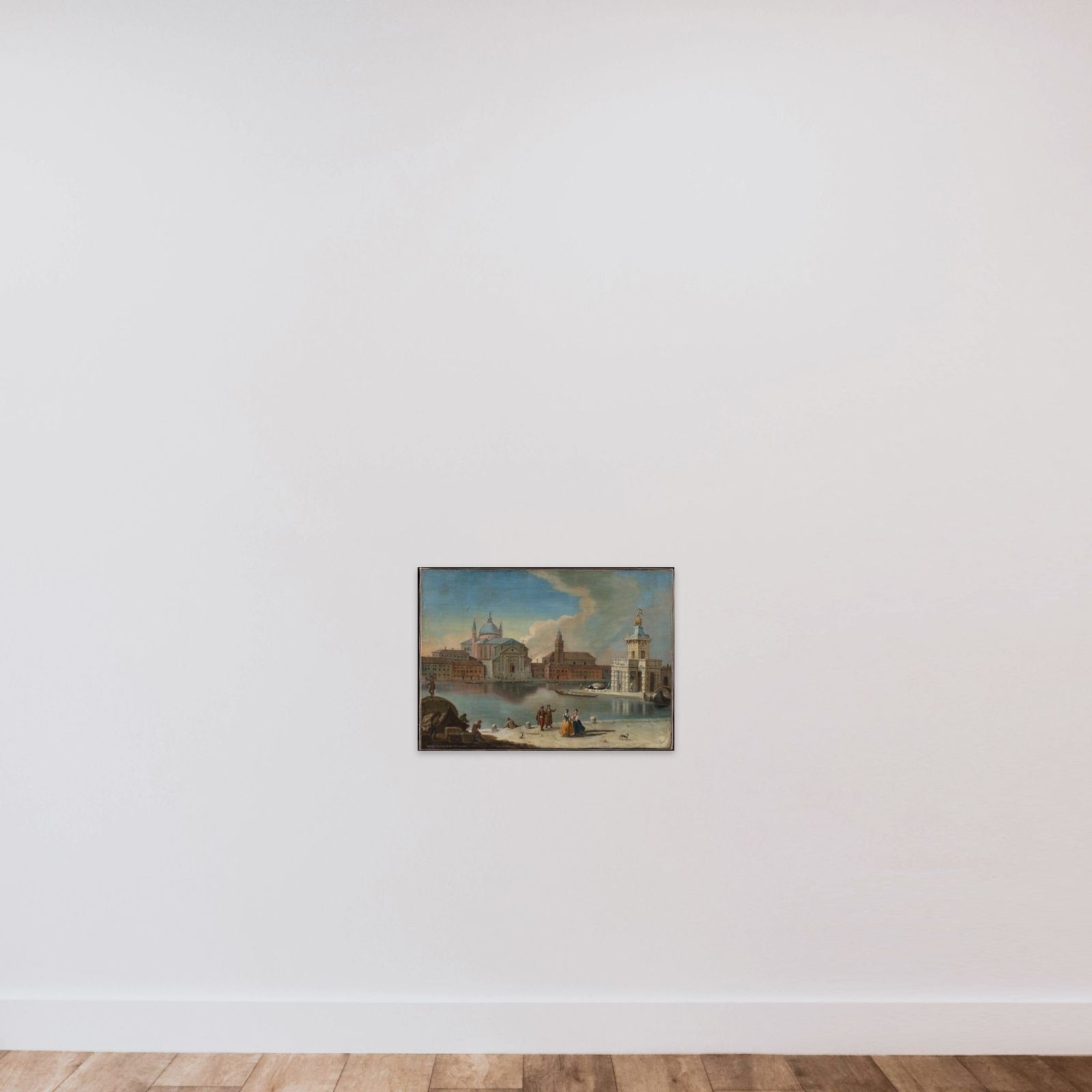 La Dogana i Venezia unframed — shown to scale