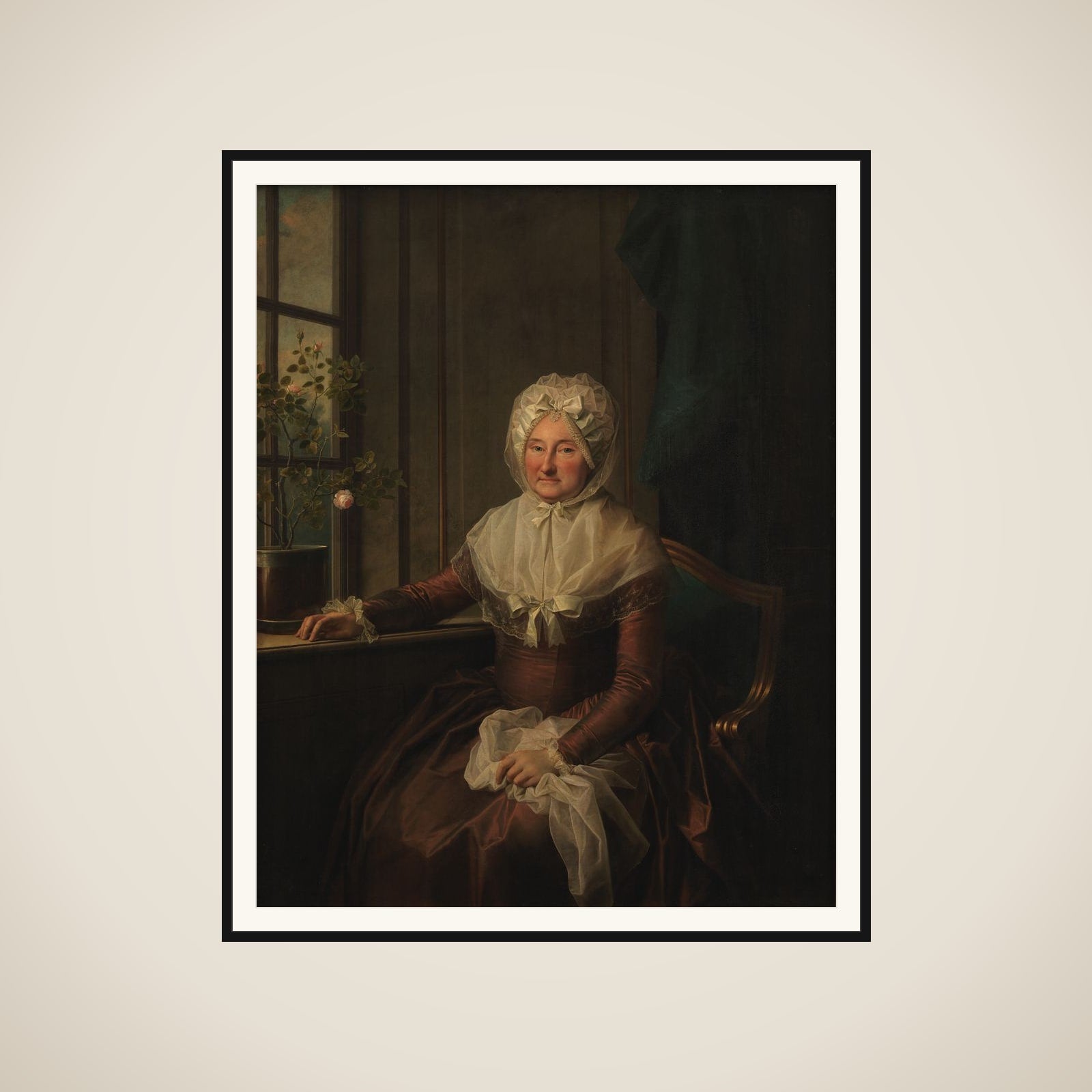 Grevinde Anna Joachima Danneskiold-Laurvigen, f. Ahlefeldt framed