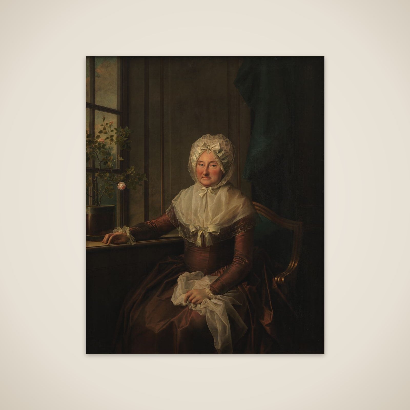 Grevinde Anna Joachima Danneskiold-Laurvigen, f. Ahlefeldt unframed print