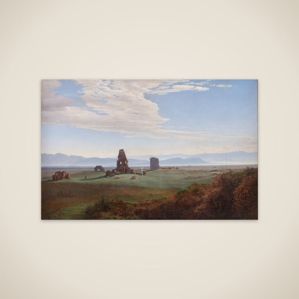 Ruiner i Den romerske Campagne unframed print
