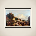 En markedsdag i Fredericia framed