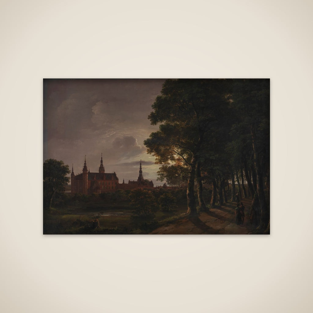 Frederiksborg slot i måneskin unframed print