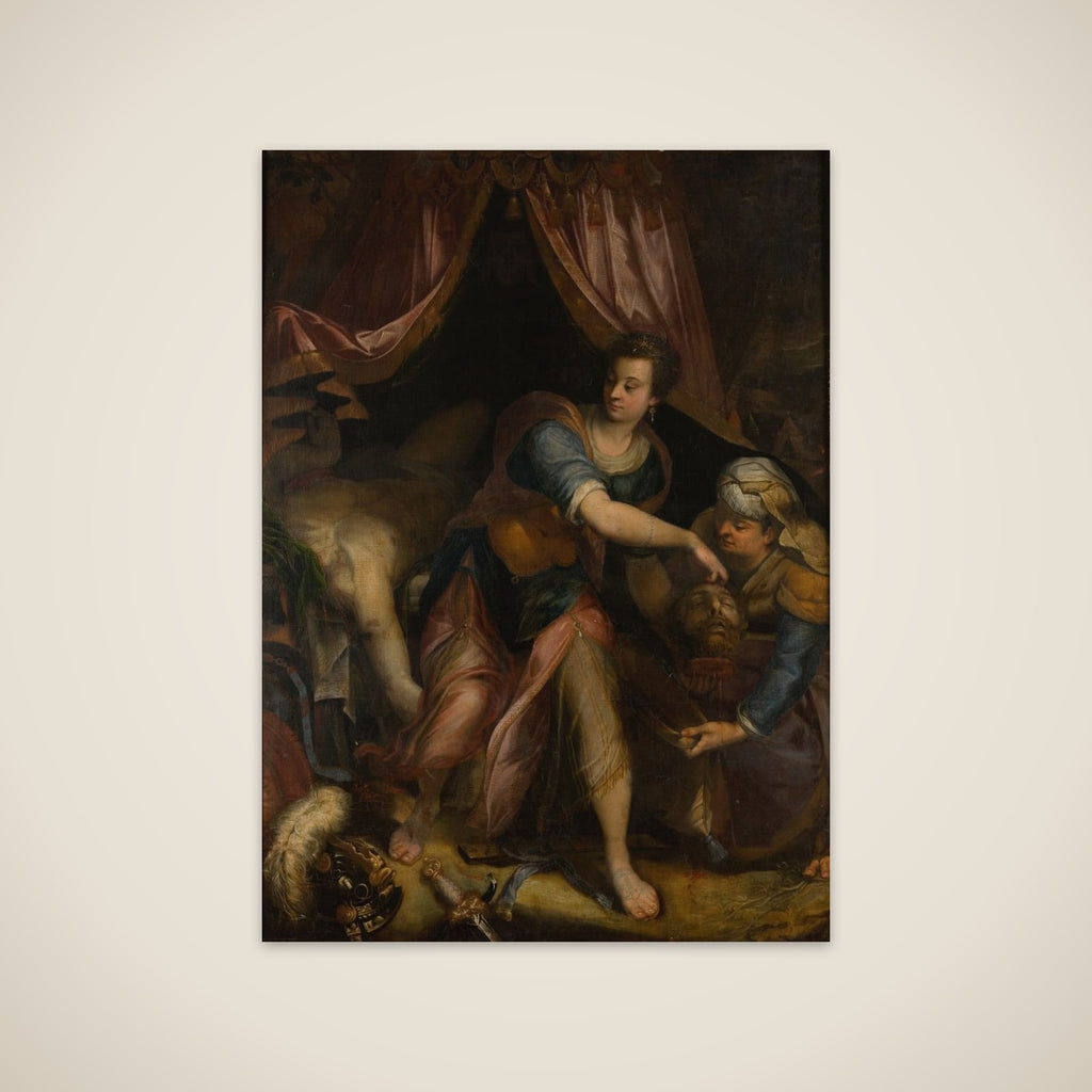 Judith med Holofernes hoved unframed print