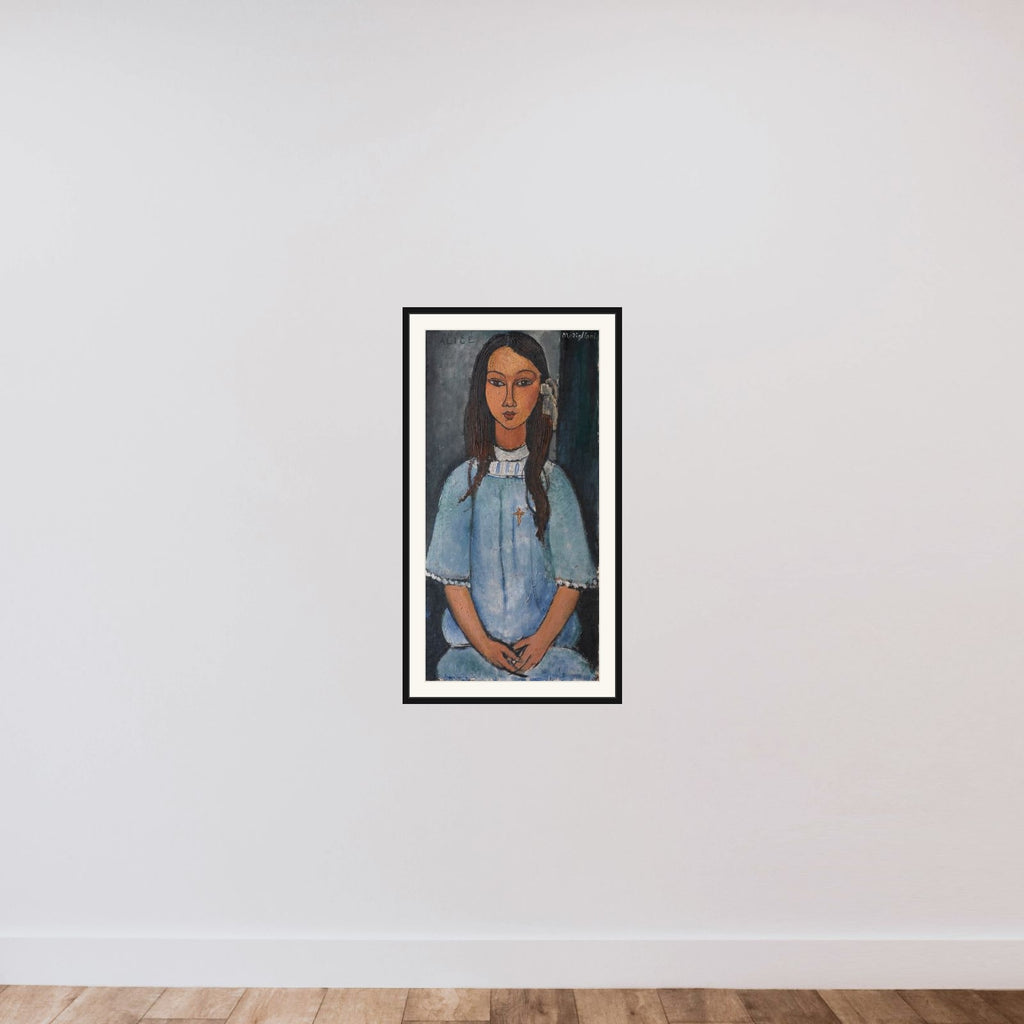 Alice framed — shown to scale