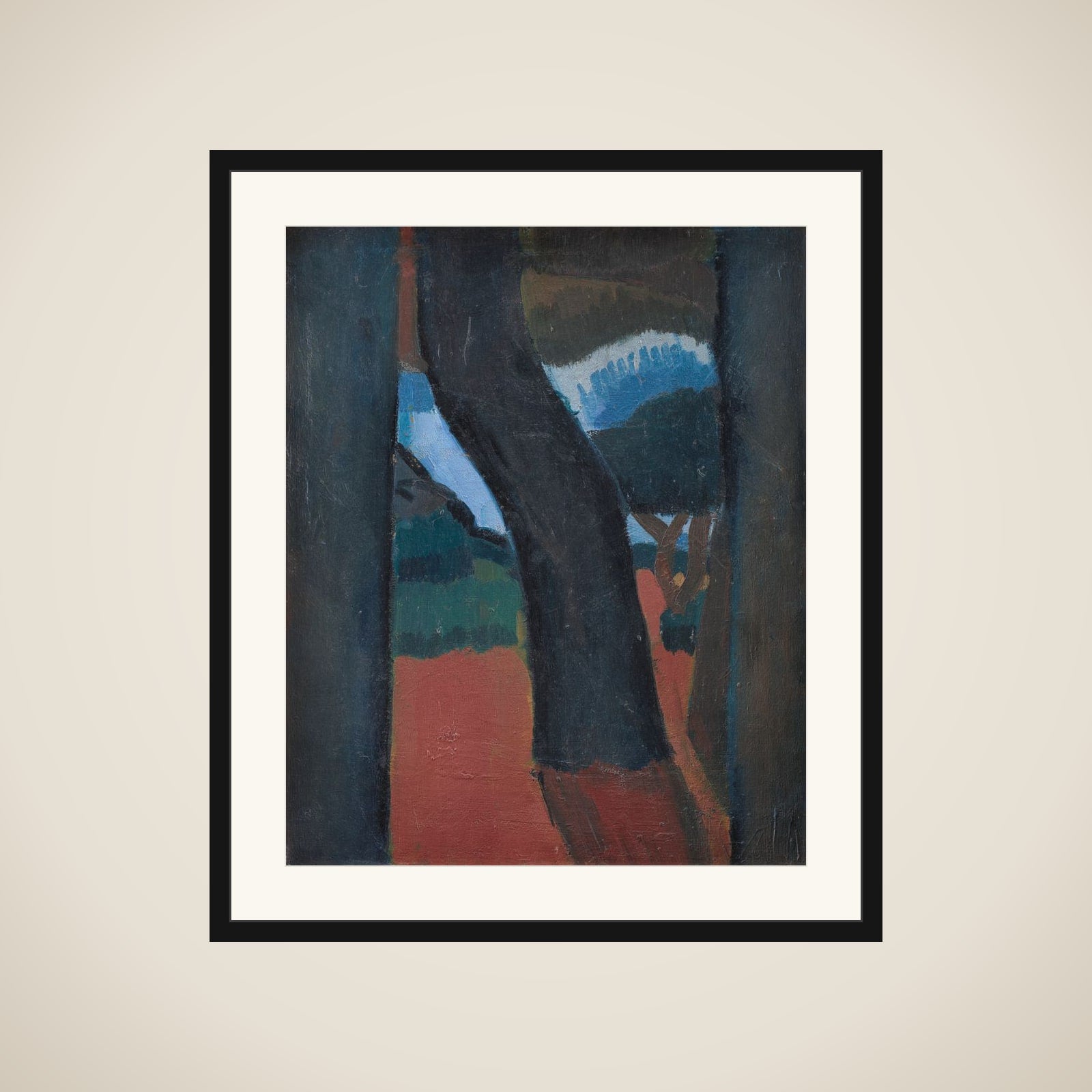 Træer ved Martigues framed