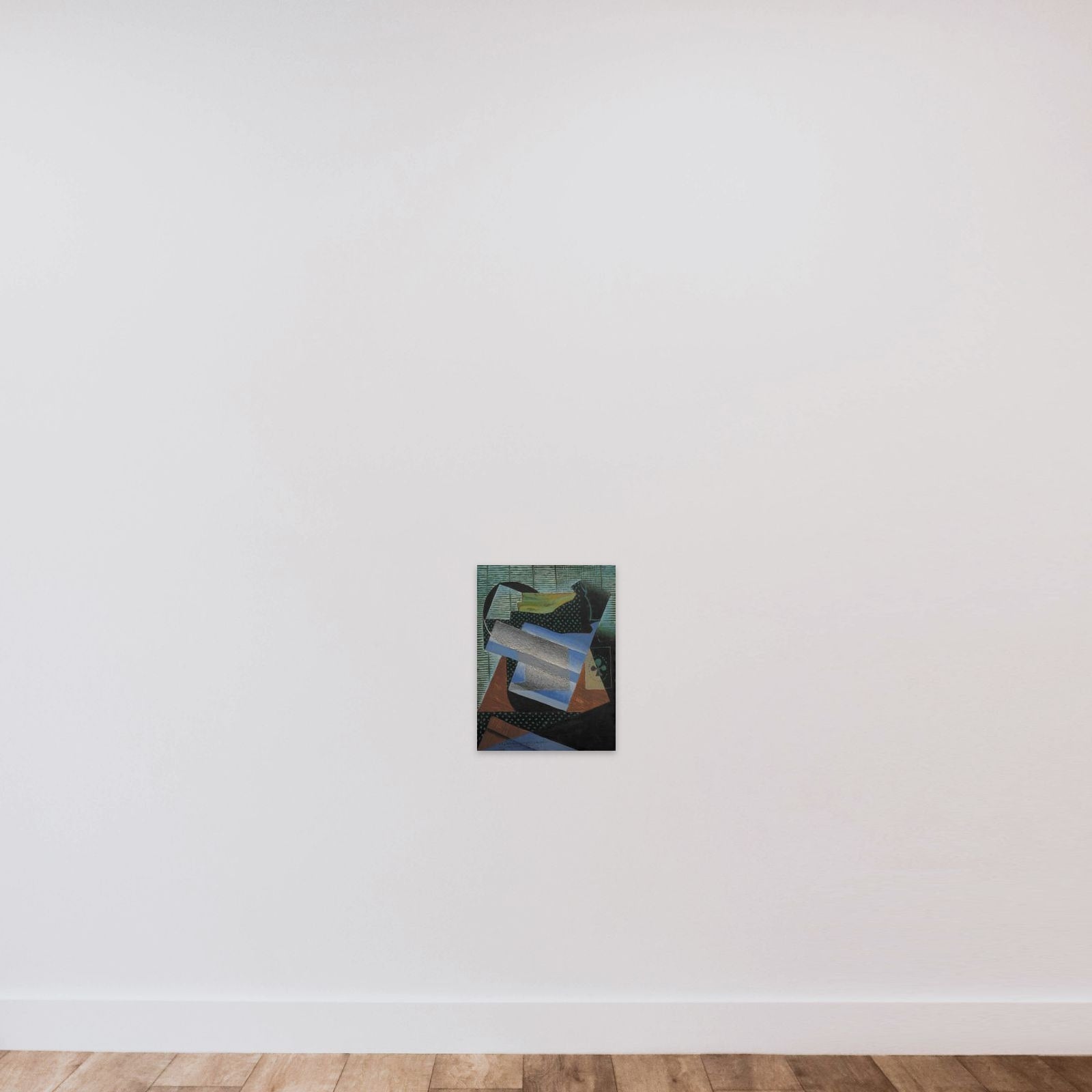 Opstilling unframed — shown to scale