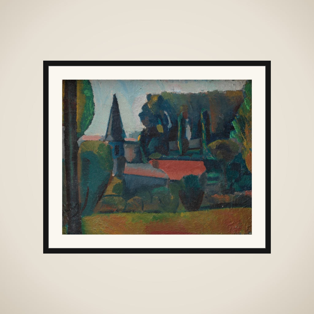 Kirken ved Carrières-sur-Seine framed