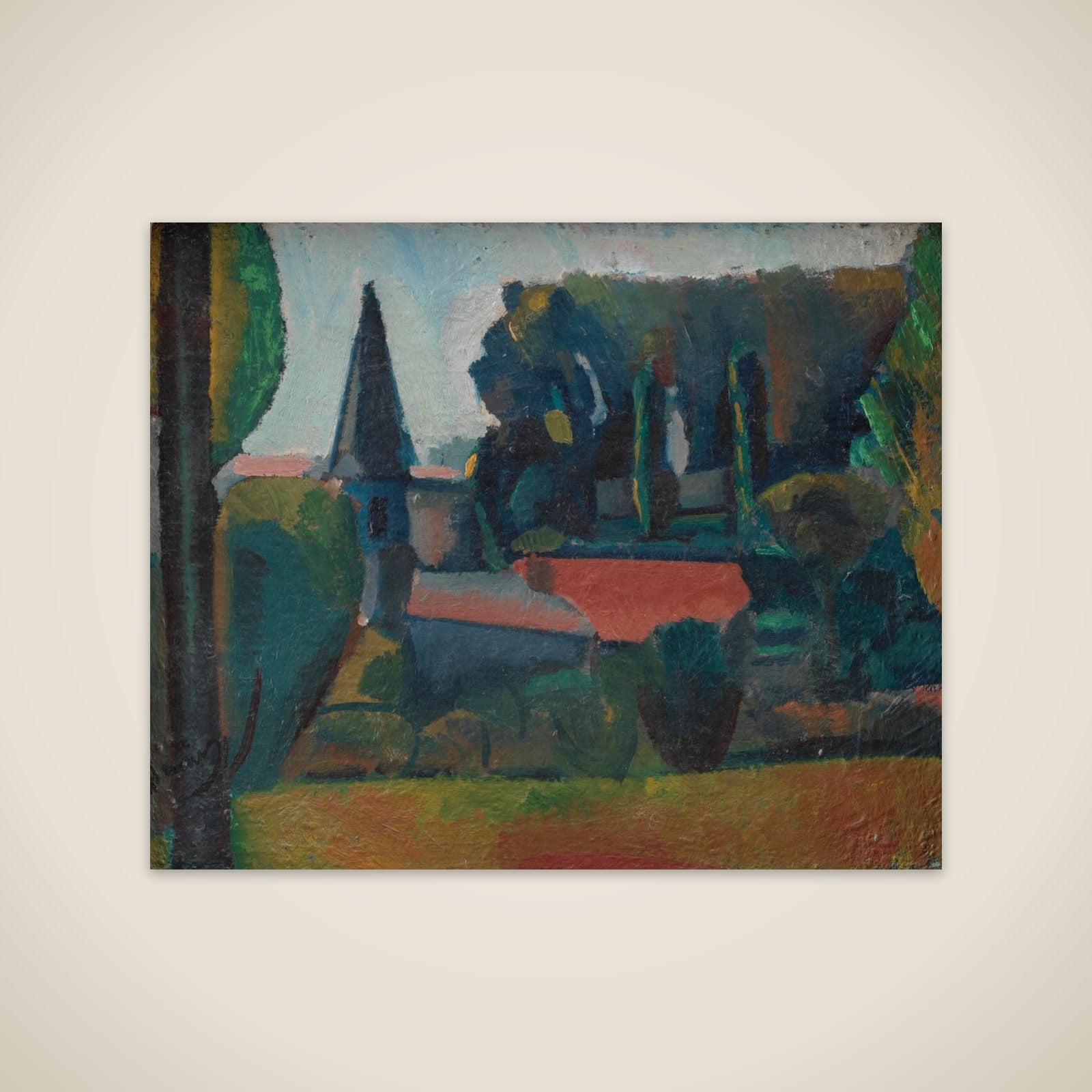 Kirken ved Carrières-sur-Seine unframed print