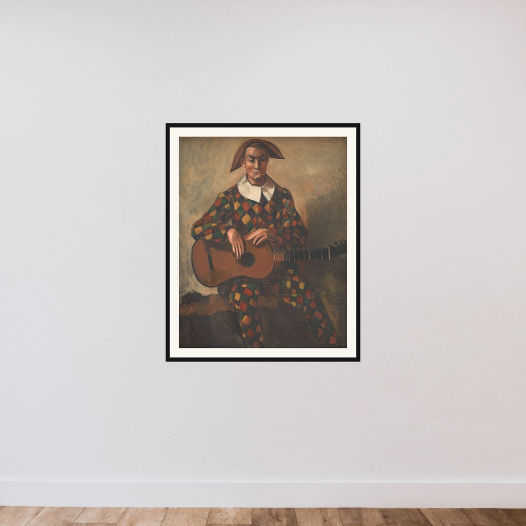 Harlekin framed — shown to scale