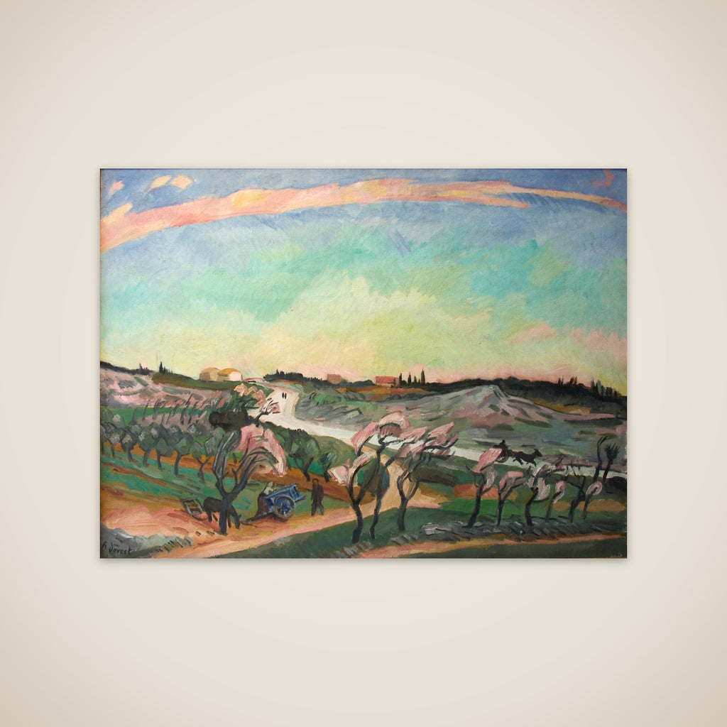 Landevejen til Nîmes unframed print