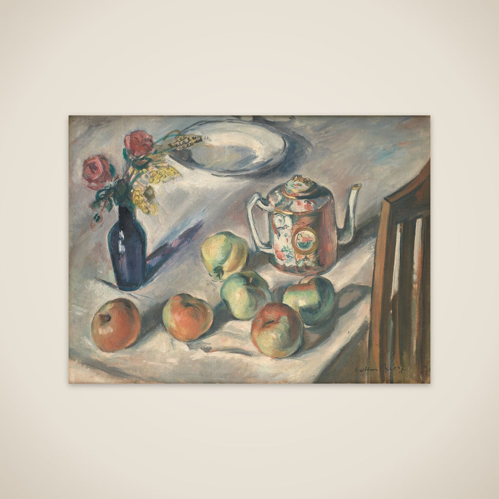 Nature morte med æbler unframed print