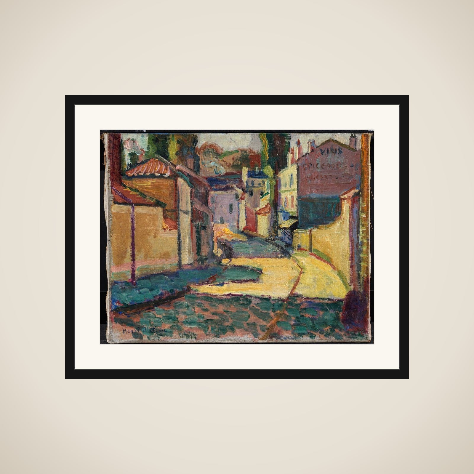 Gade i Arcueil framed