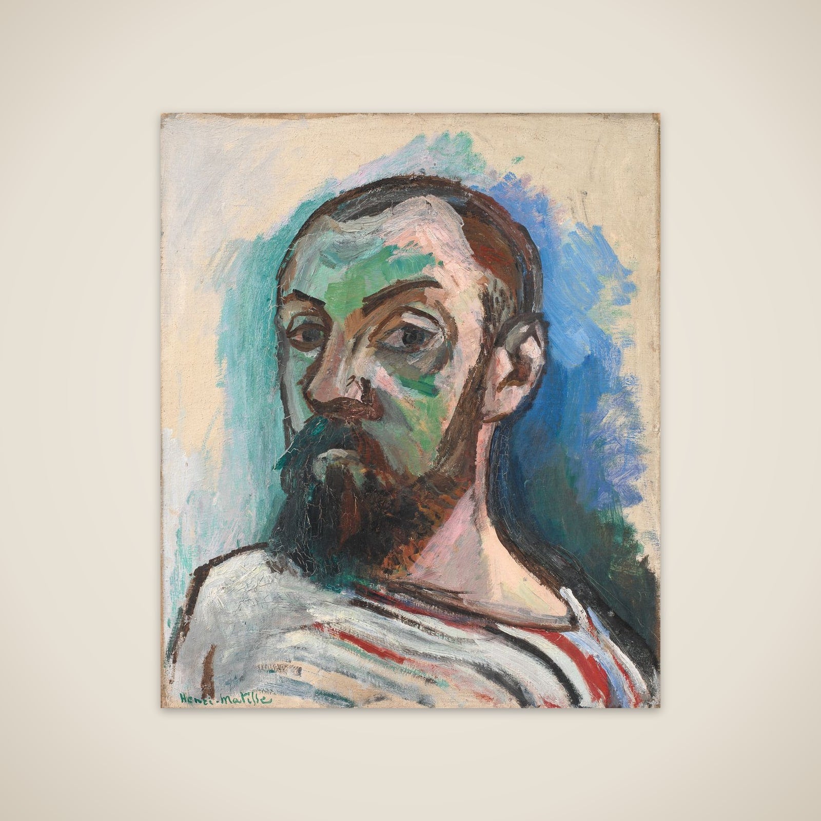 Selvportræt unframed print