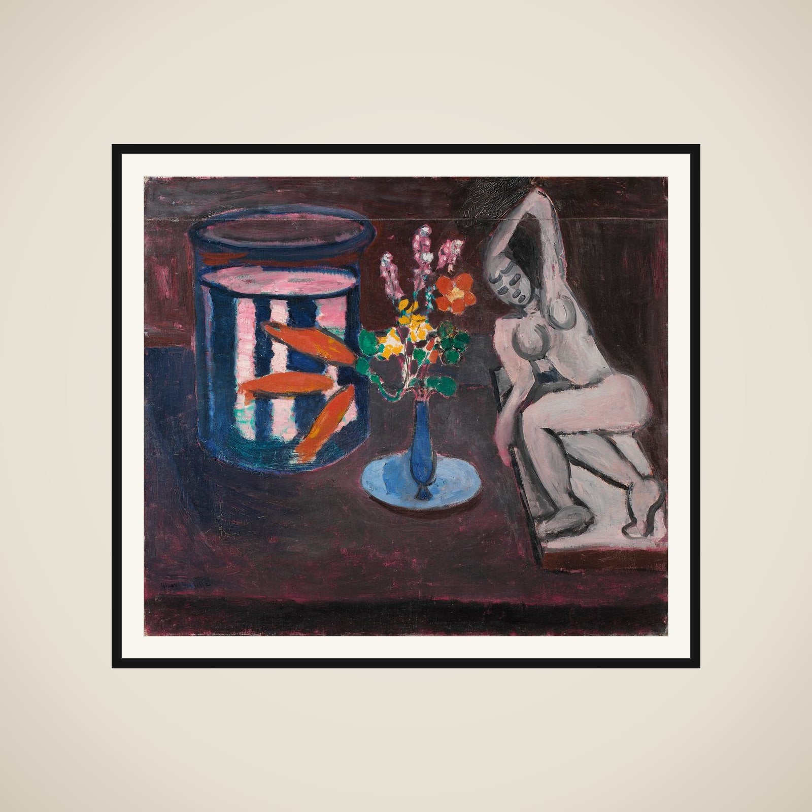 Guldfiskene framed
