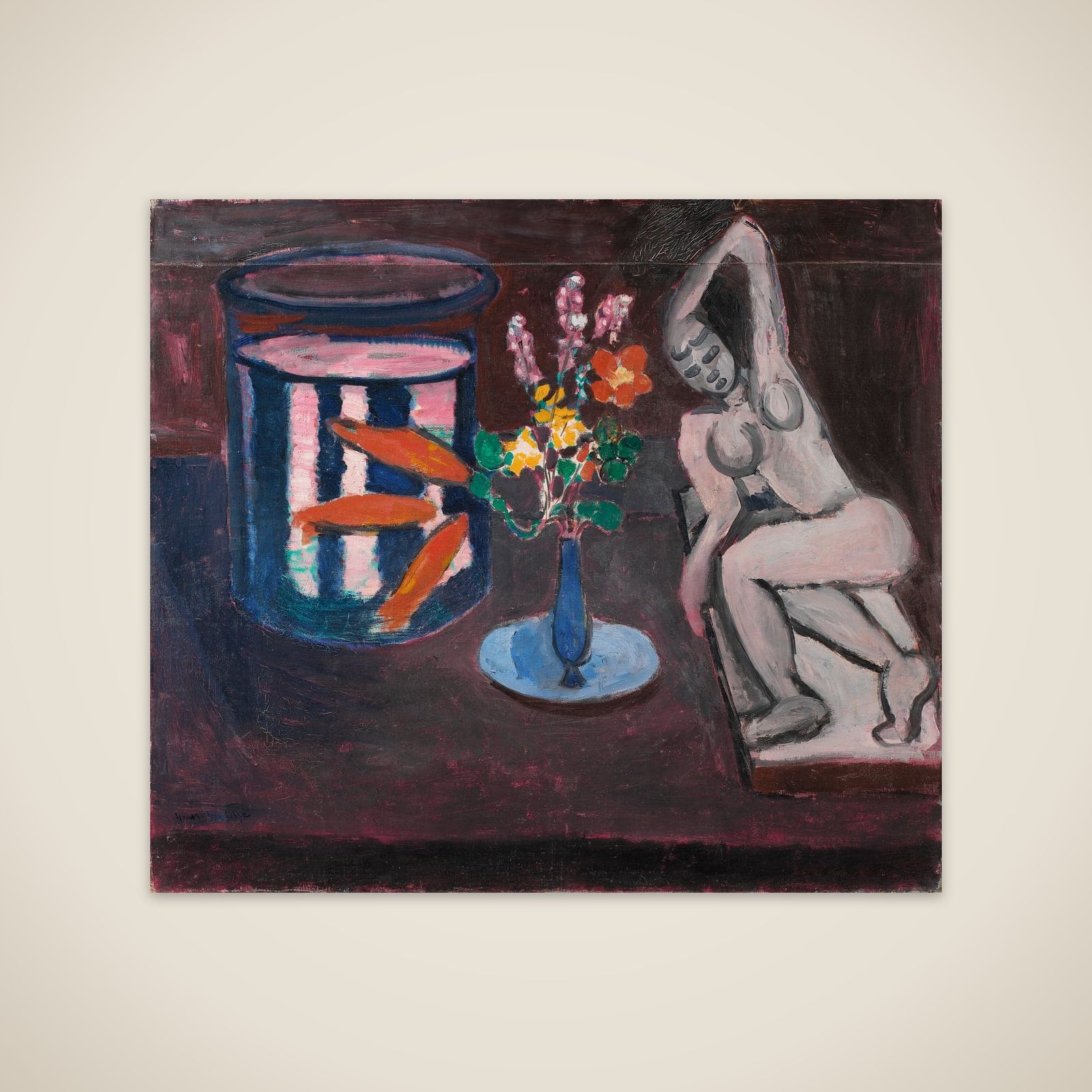 Guldfiskene unframed print