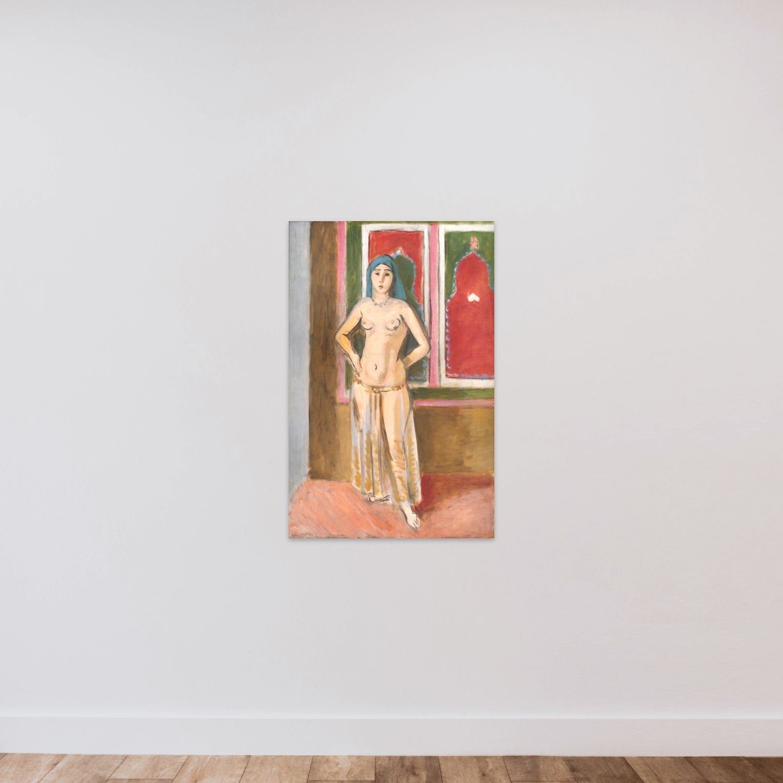 Odalisk unframed — shown to scale