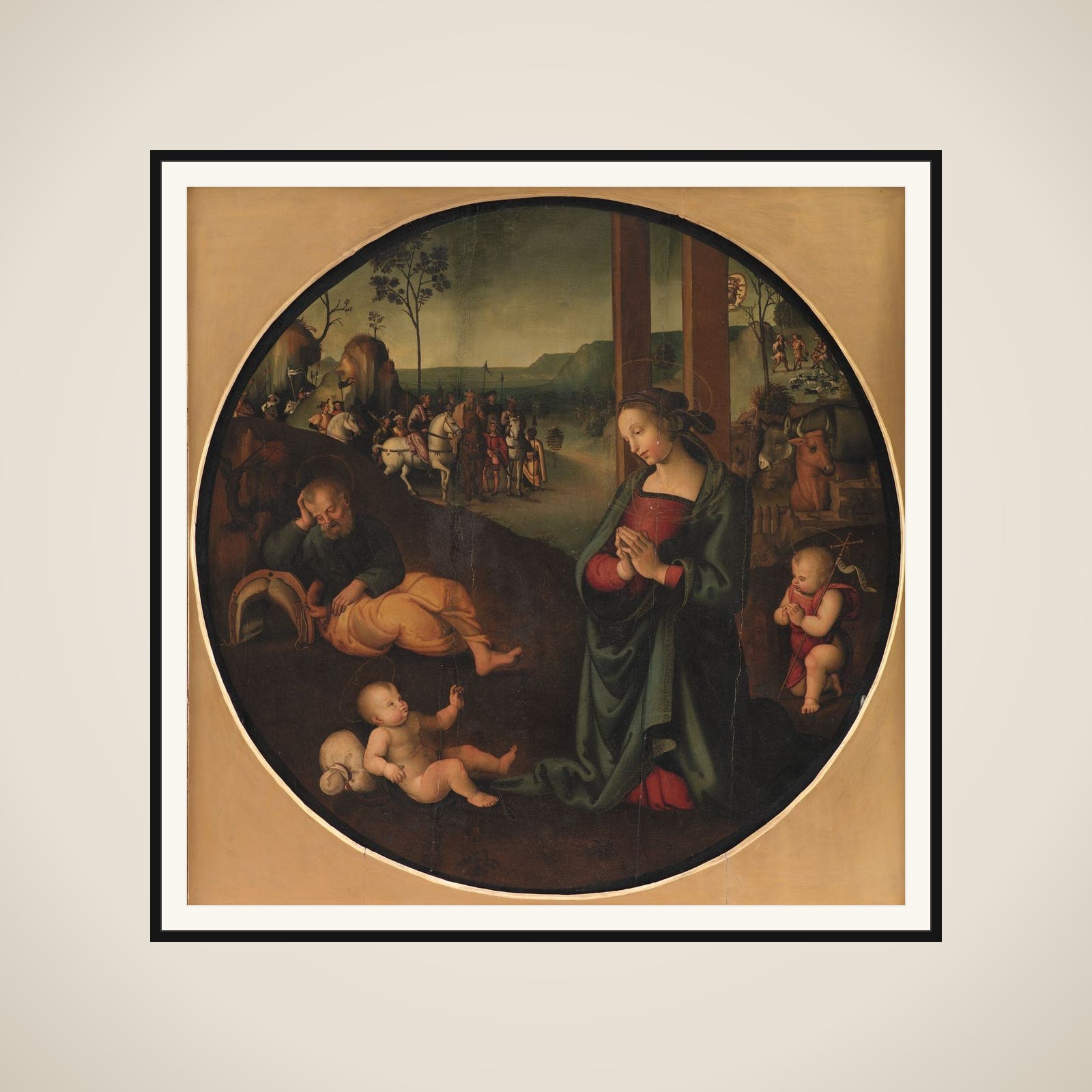Den hellige familie framed