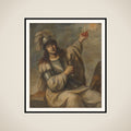 Troen. Allegorisk kvindefigur framed