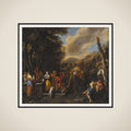 Rebecca og Eliezer ved brønden framed