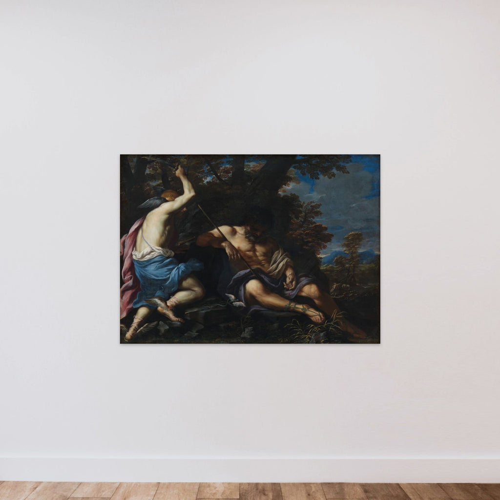 Merkur dræber Argus unframed — shown to scale