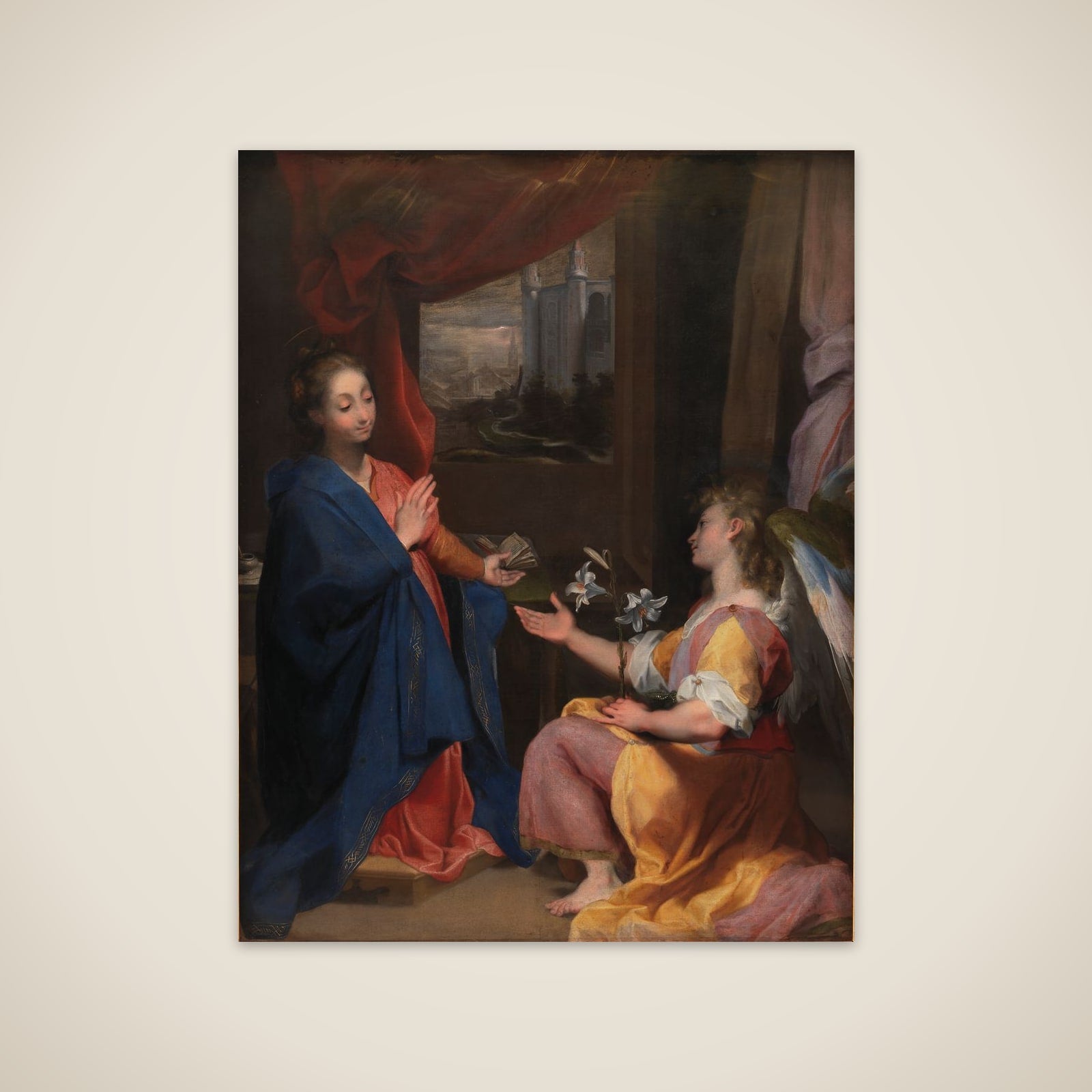 Jomfru Marias bebudelse unframed print