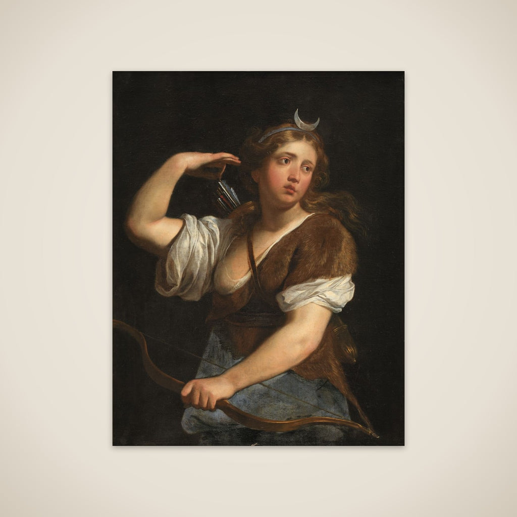 Diana på jagten unframed print