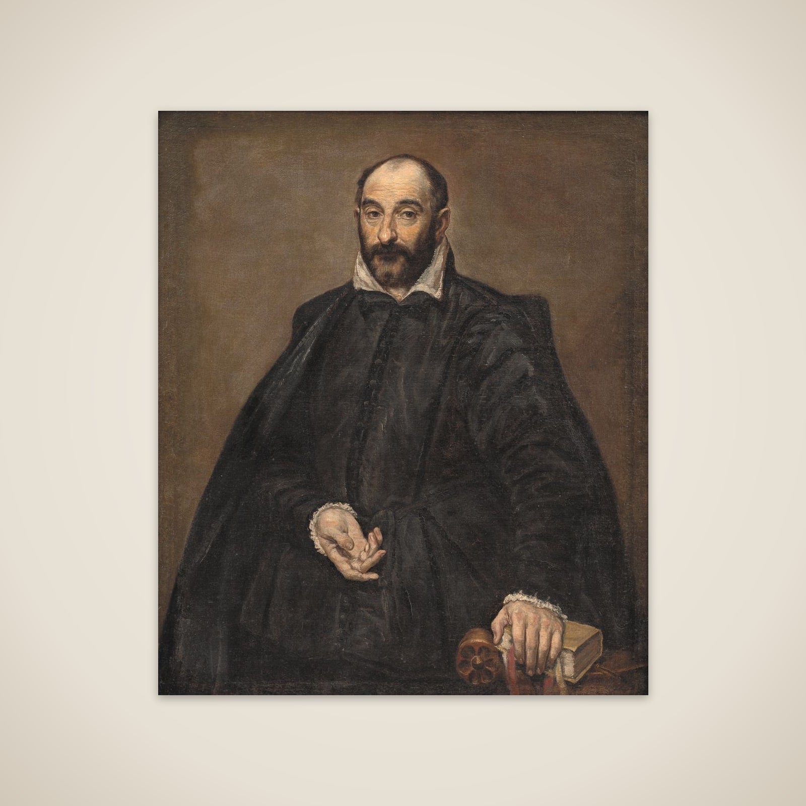 Mandsportræt unframed print
