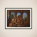 Kirke og Odysseus framed