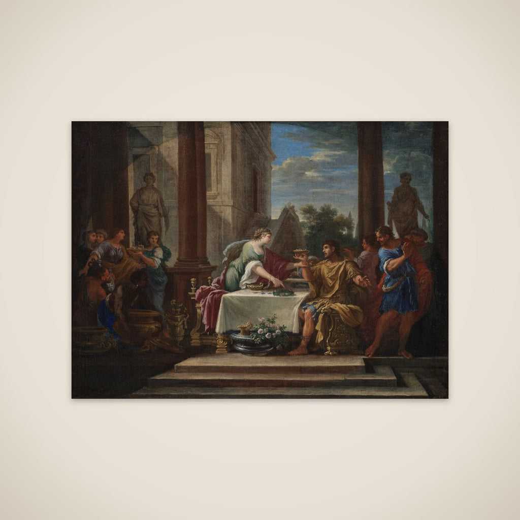 Odysseus og Kirke unframed print