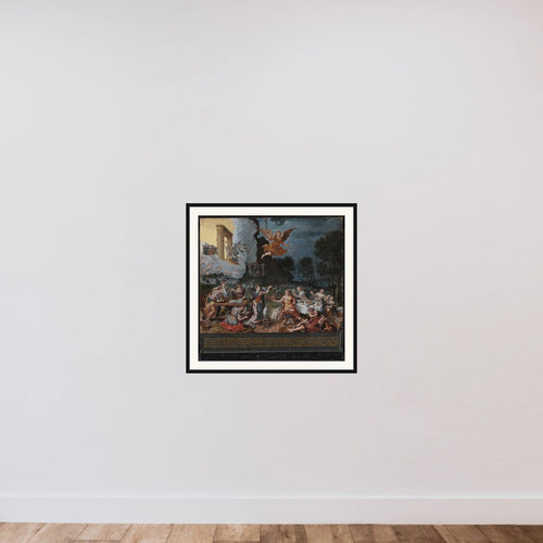 De kloge og de ukloge jomfruer. En Allegori framed — shown to scale