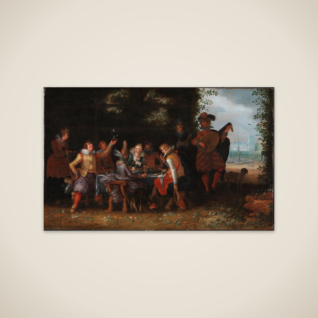 Selskab i en park (Den fortabte Søn hos skøgerne?) unframed print
