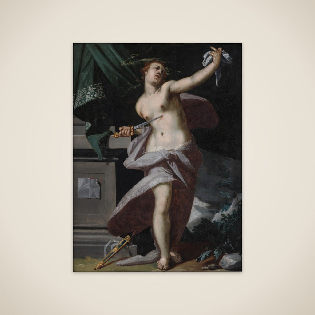 Lukretias selvmord unframed print