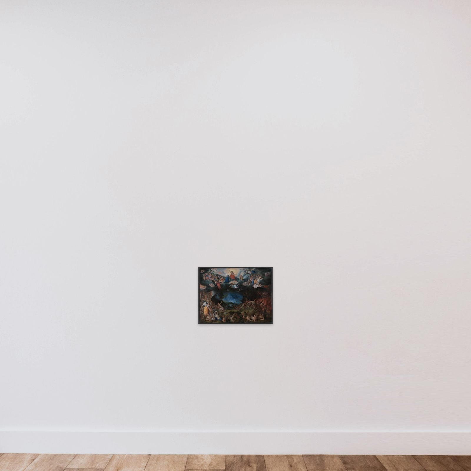 Dommedag unframed — shown to scale