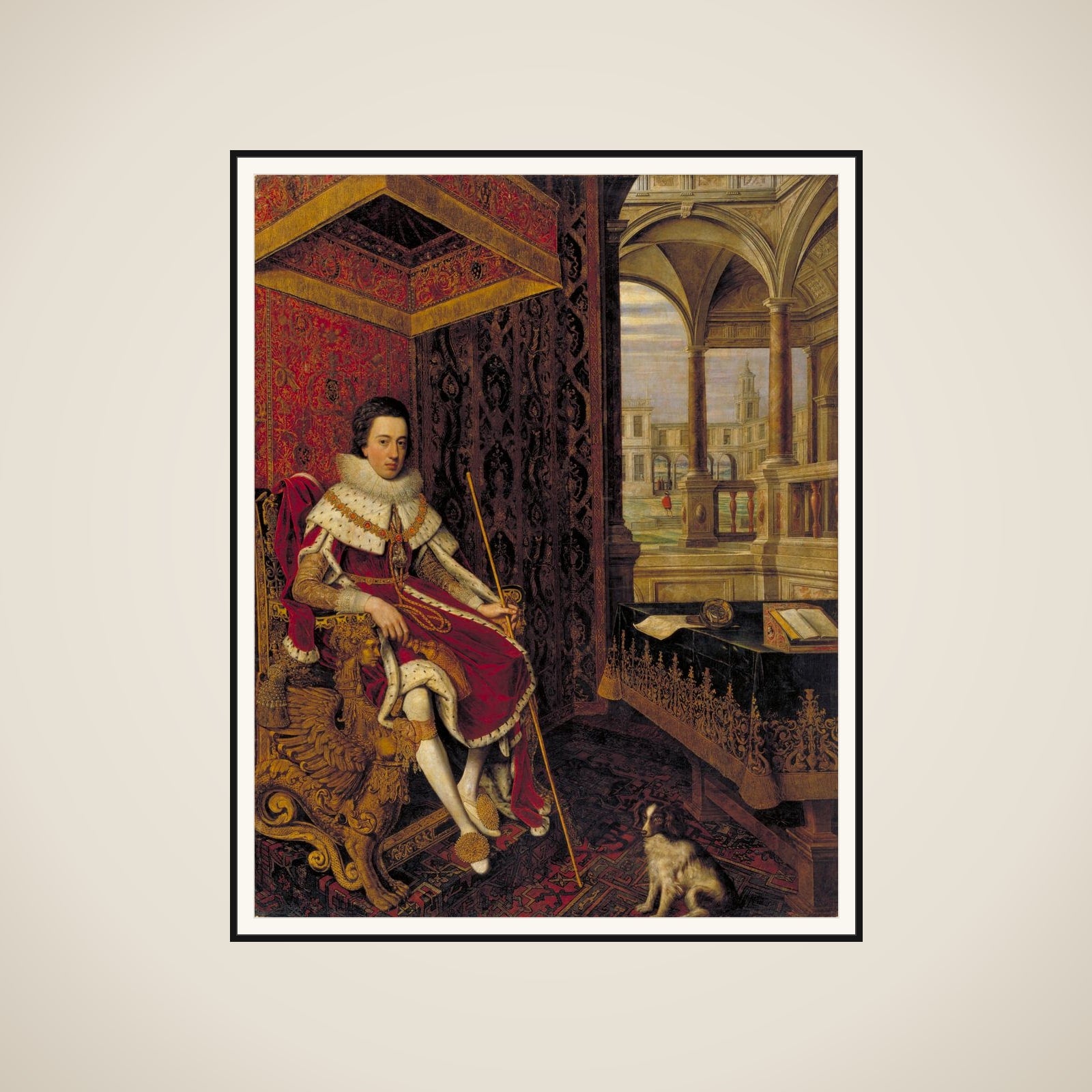 Charles I af England som Prince of Wales framed