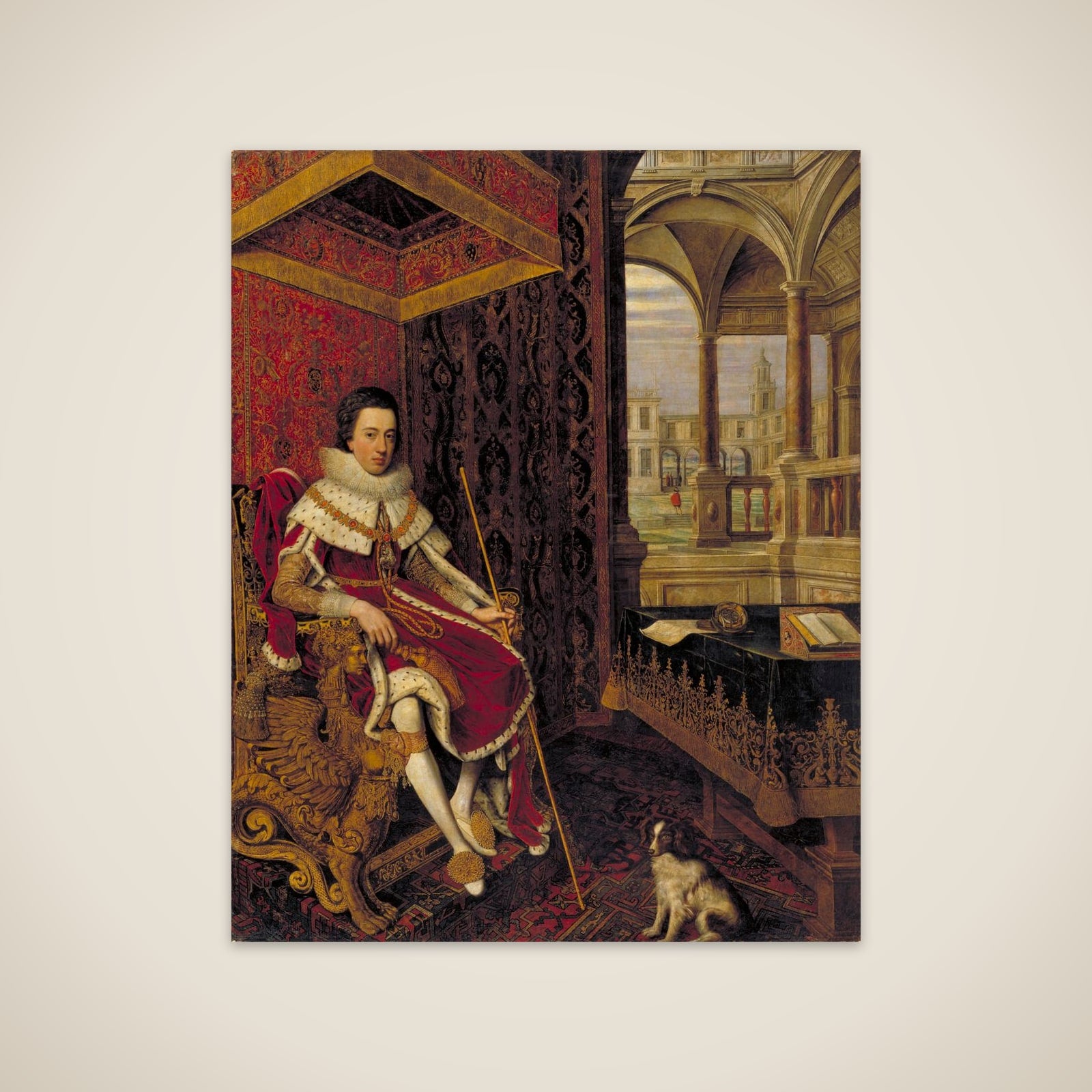 Charles I af England som Prince of Wales unframed print