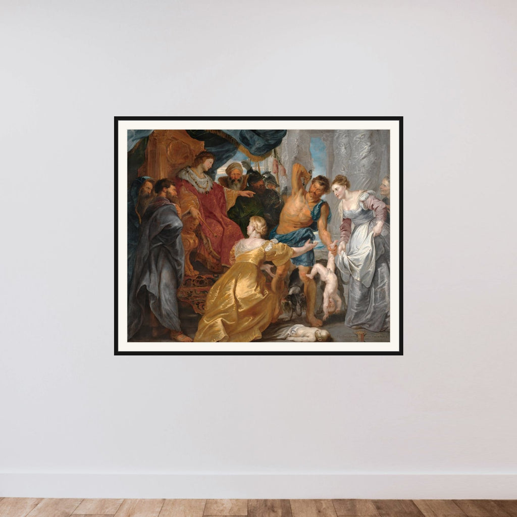 Salomons dom framed — shown to scale