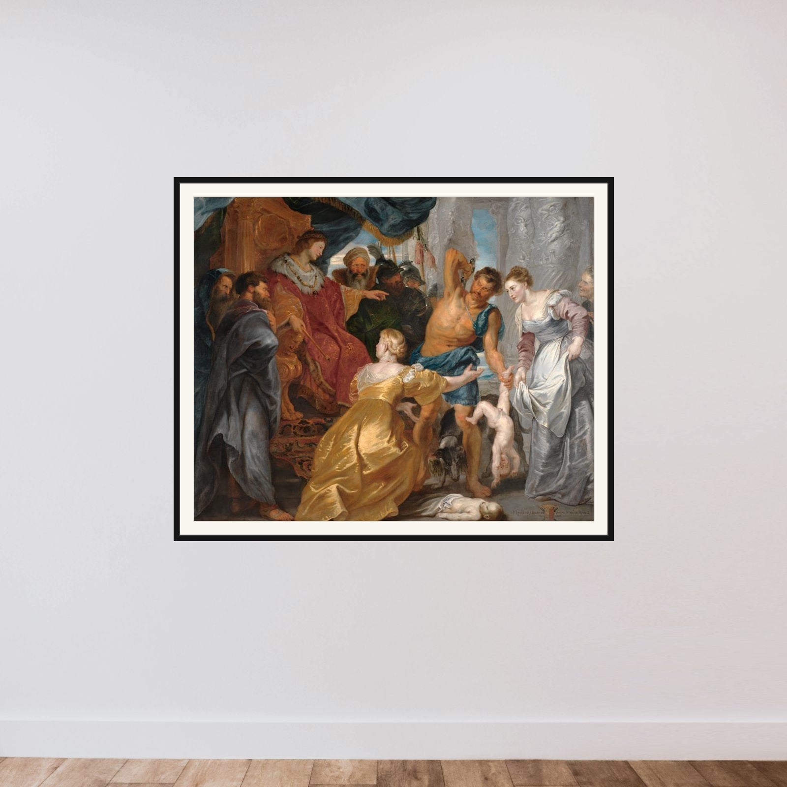 Salomons dom framed — shown to scale