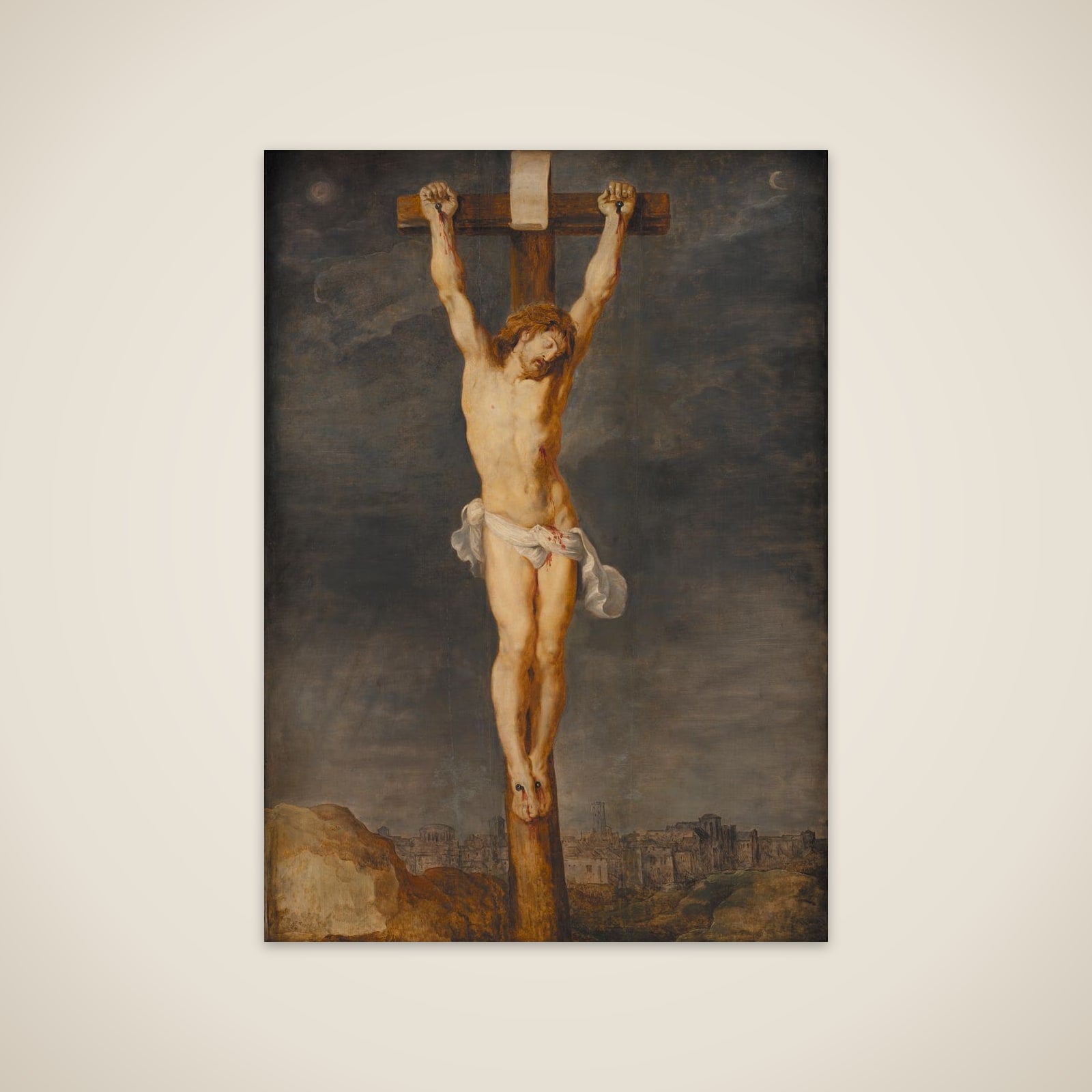 Kristus på korset unframed print