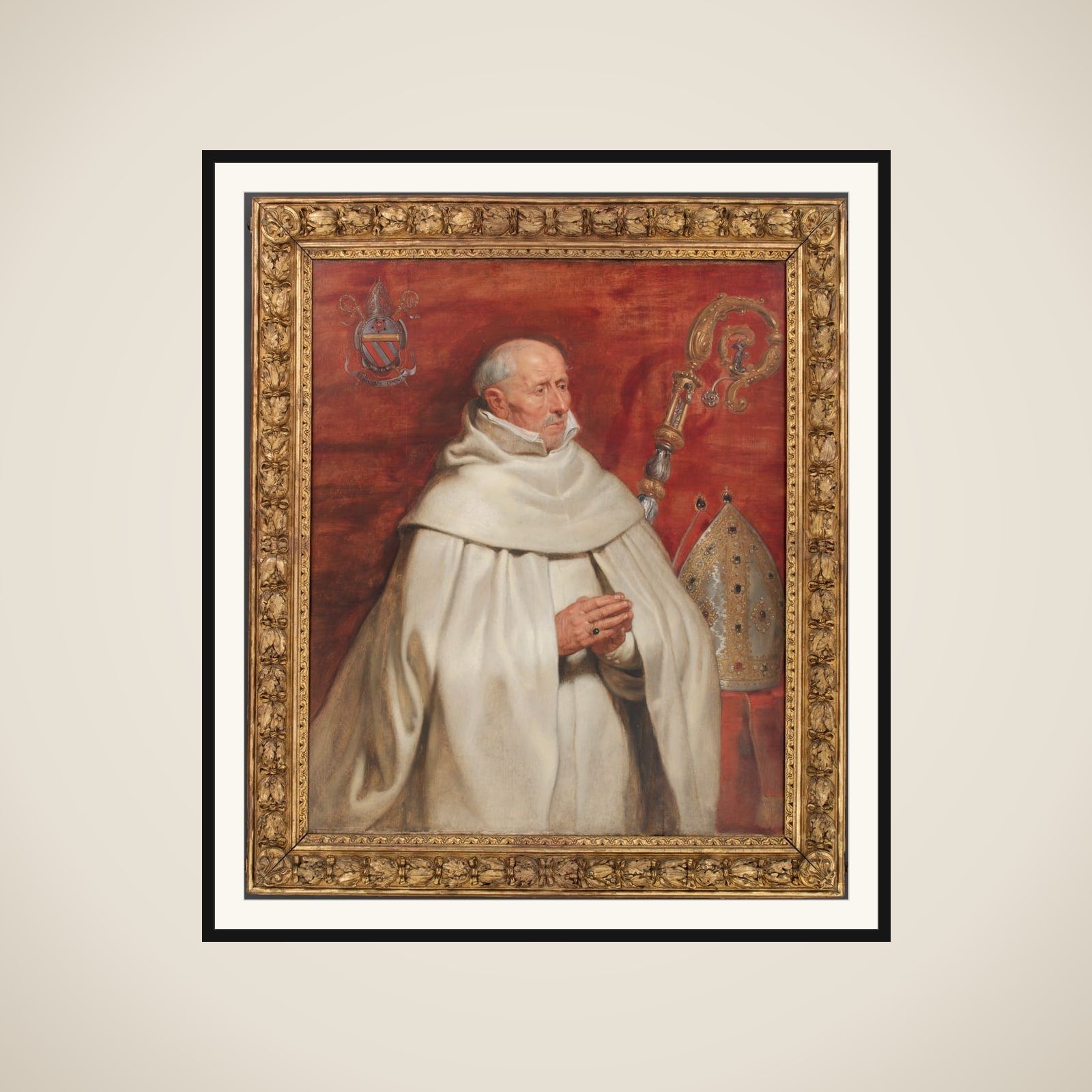 Matthæus Yrsselius (1541-1629), abbed ved Sint-Michiels kloster i Antwerpen framed