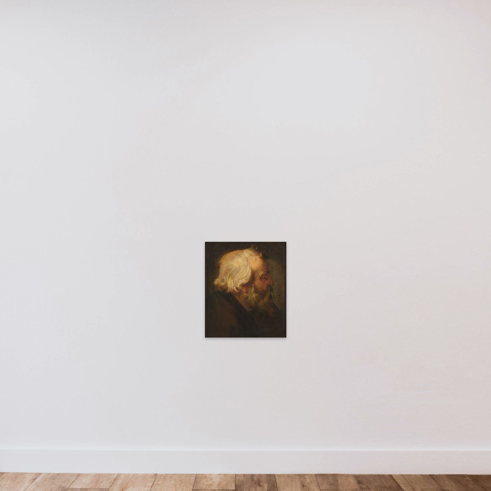 Apostlen Peter unframed — shown to scale