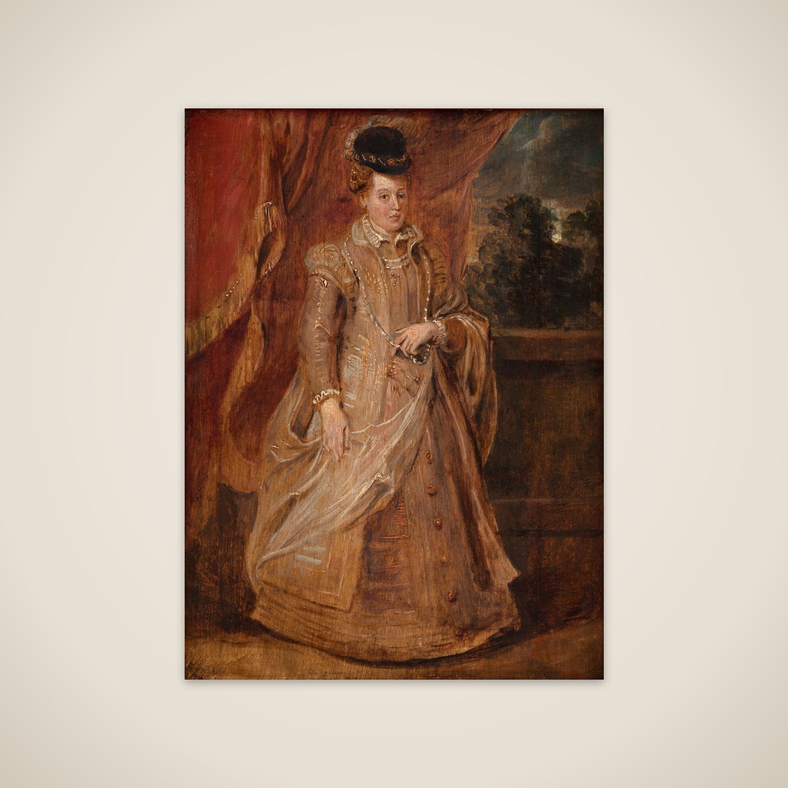 Johanna af Østrig (1547-1578) unframed print